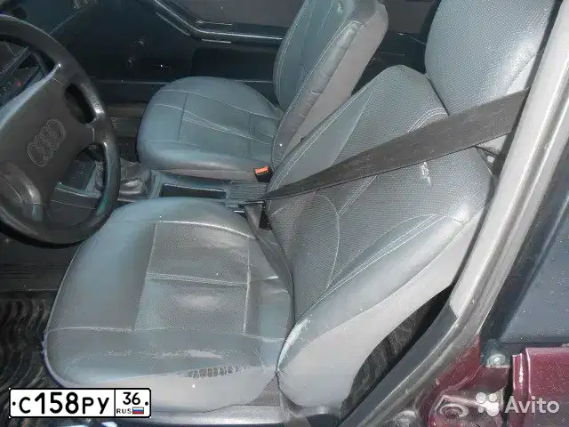 Фото автомобиля AUDI 80, 1991 — госномер С158РУ36. Цвет: ТЕМНО-КРАСНЫЙ