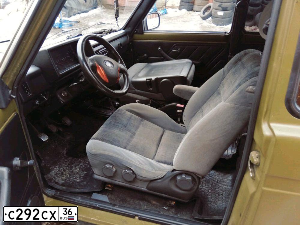 Фото автомобиля LADA 2121 NIVA, 1999 — госномер С292СХ36. Цвет: ЗЕЛЕНЫЙ