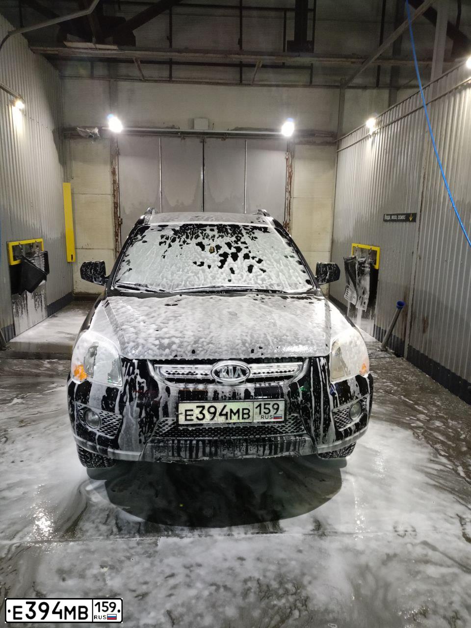 Фото автомобиля KIA SPORTAGE, 2008 — госномер Е394МВ159
