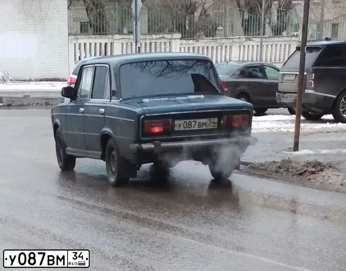 Фото автомобиля VAZ ВАЗ 21061, 1997 — госномер У087ВМ34. Цвет: ЗЕЛЕНЫЙ