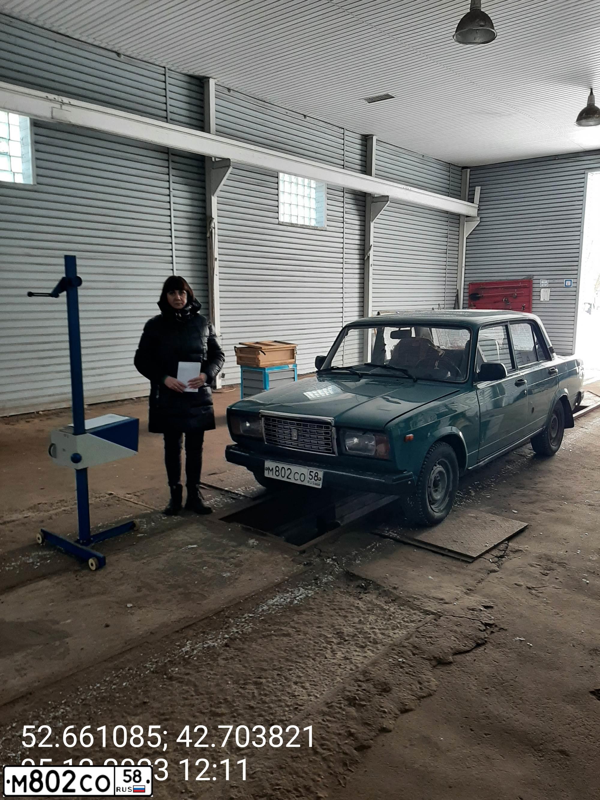 Фото автомобиля LADA 2107, 2005 — госномер М802СО58