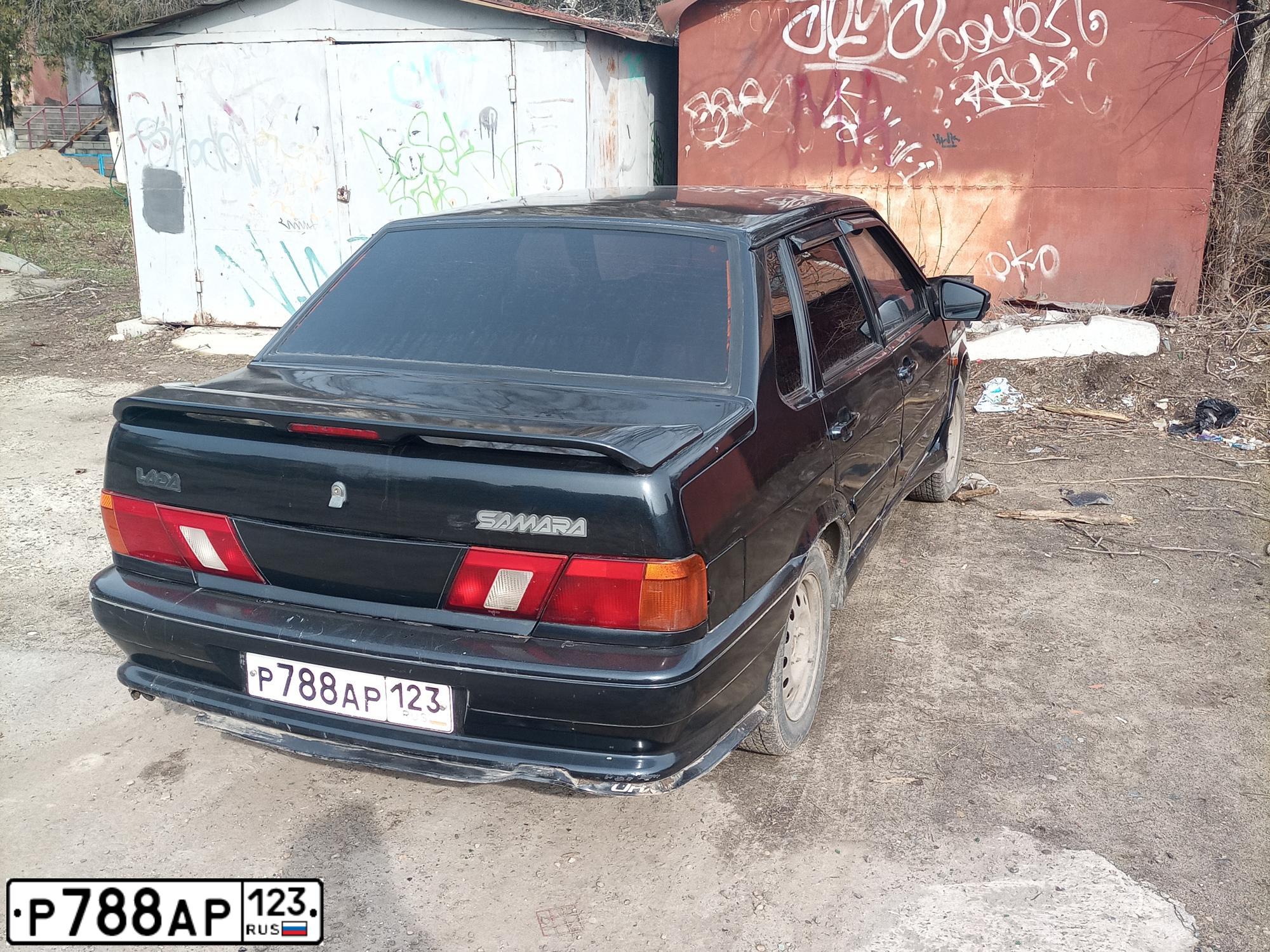 Фото автомобиля LADA 2115 SAMARA, 2008 — госномер Р788АР123. Цвет: ГРАФИТОВЫЙ МЕТАЛЛИК