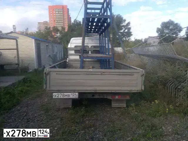 Фото автомобиля GAZ 3302 EL, 2013 — госномер О351НО124. Цвет: Белый