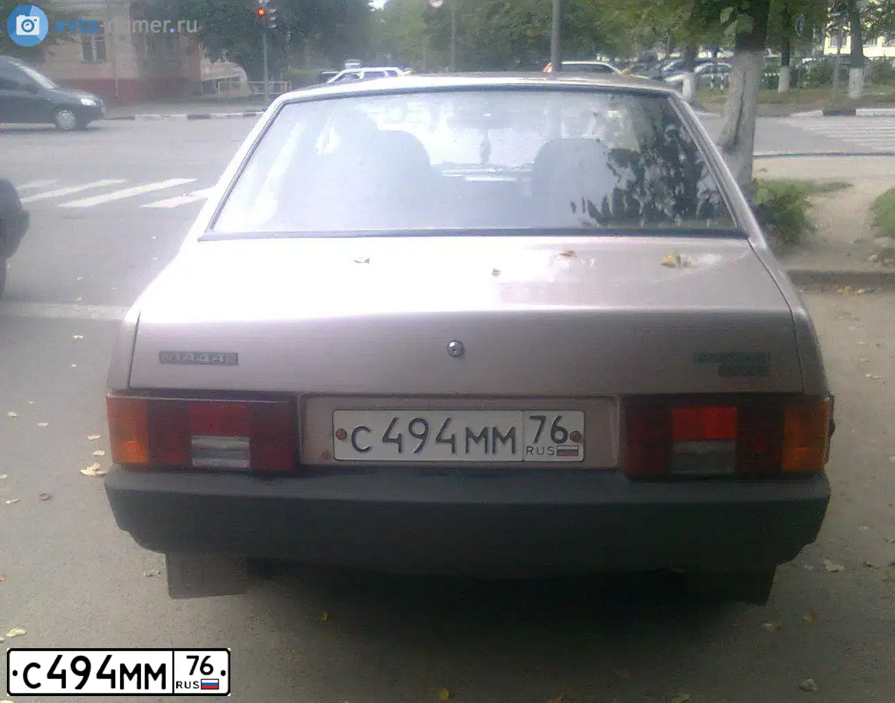 Фото автомобиля LADA 2109 SAMARA, 2000 — госномер С494ММ76. Цвет: БЕЖЕВО-РОЗОВЫЙ