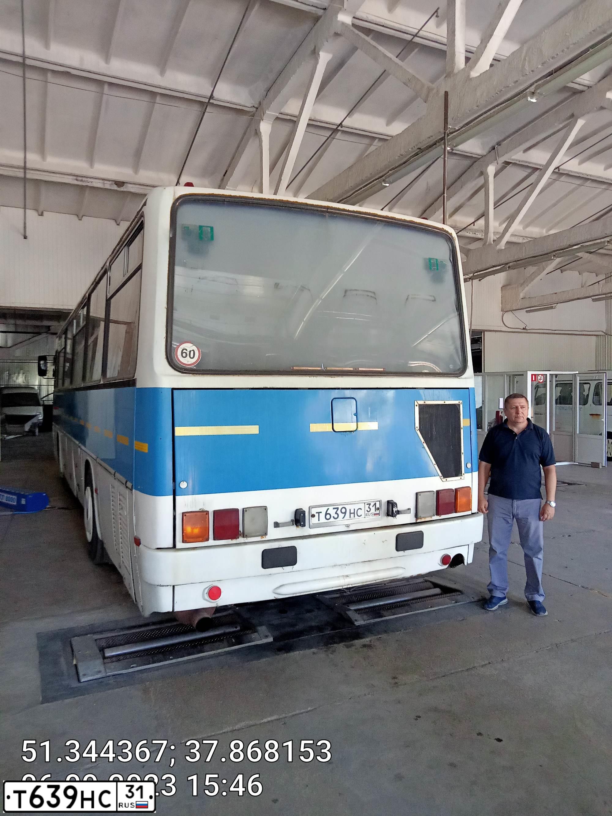 Фото автомобиля IKARUS 256, 2000 — госномер М910ТХ763. Цвет: Белый