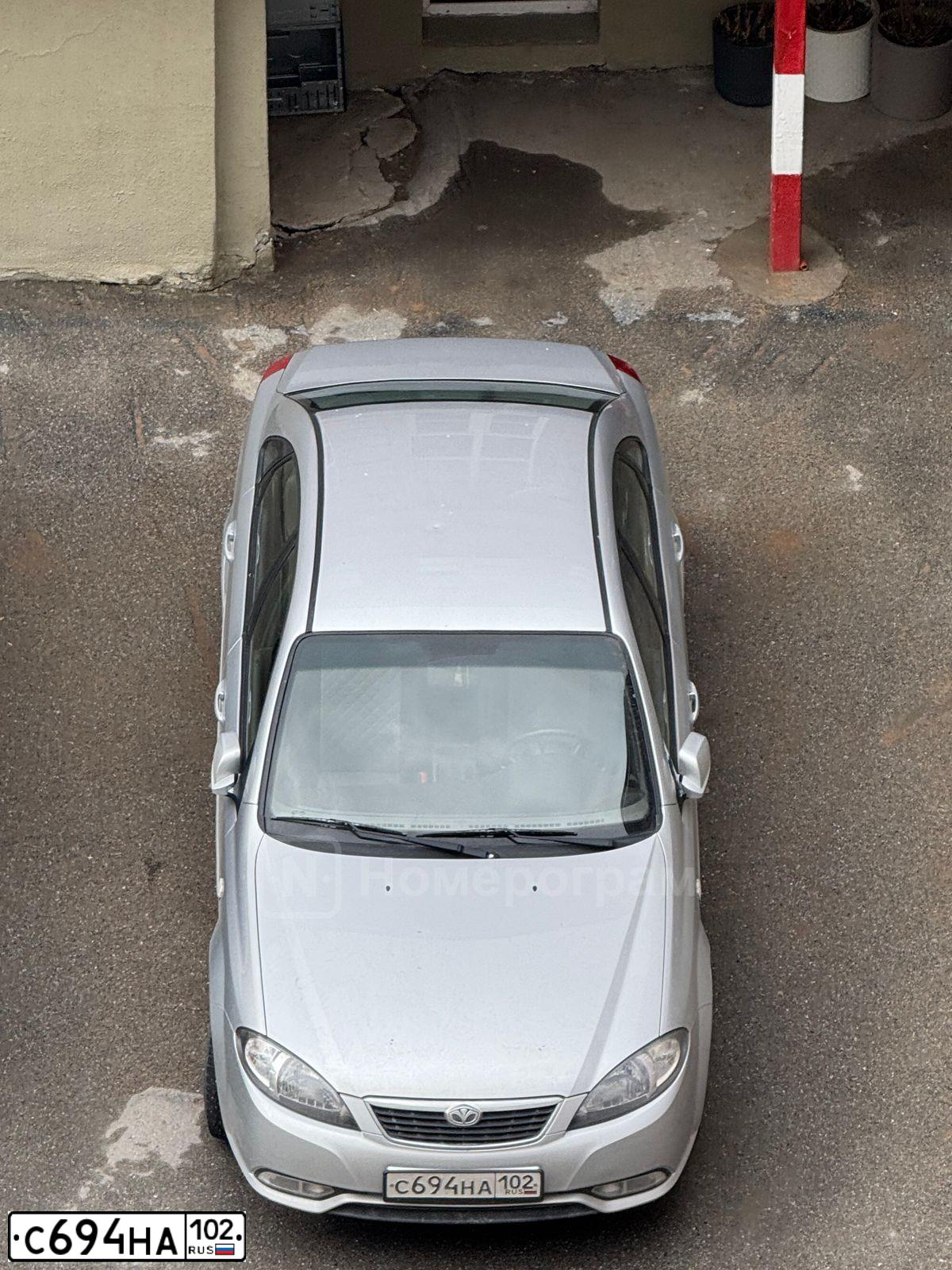 Фото автомобиля DAEWOO GENTRA, 2015 — госномер С694НА102. Цвет: СЕРЕБРИСТЫЙ