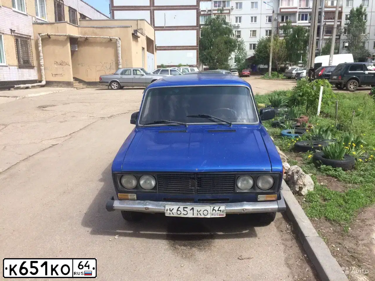 Фото автомобиля LADA 2106, 1998 — госномер К651КО64. Цвет: СЕРЕБРИСТО-СИНИЙ