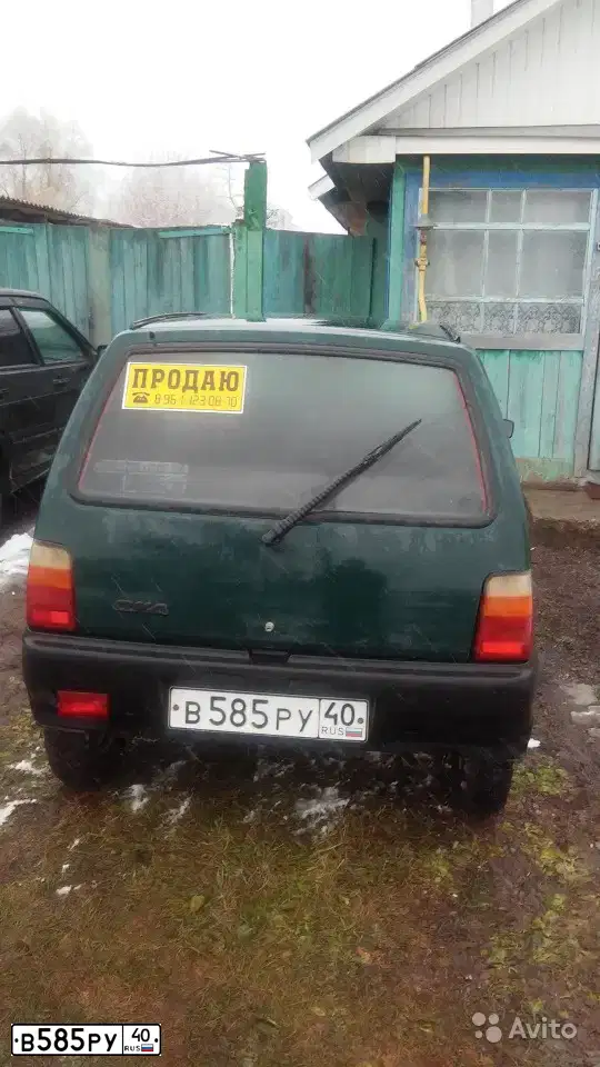 Фото автомобиля SEAZ OKA, 1999 — госномер У016НТ123. Цвет: ЗЕЛЕНЫЙ САД