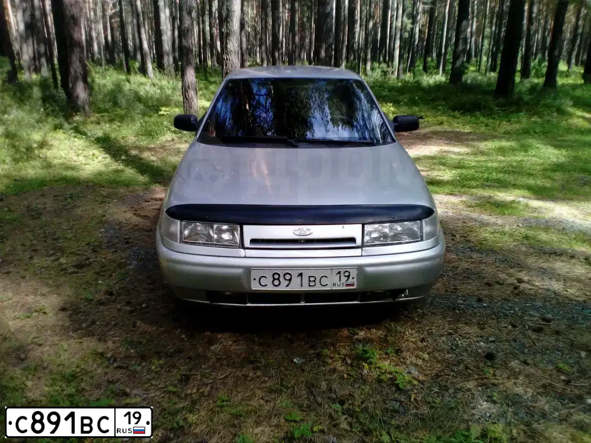 Фото автомобиля LADA 2112, 2004 — госномер С891ВС19. Цвет: СЕРЫЙ