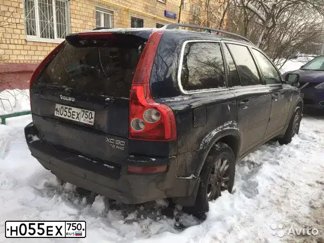 Фото автомобиля VOLVO XC90, 2003 — госномер Н055ЕХ750. Цвет: СИНИЙ ТЕМНЫЙ