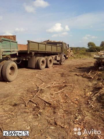 Фото автомобиля KAMAZ 5320 /6X4/, 1994 — госномер Х369ЕМ76. Цвет: Красный