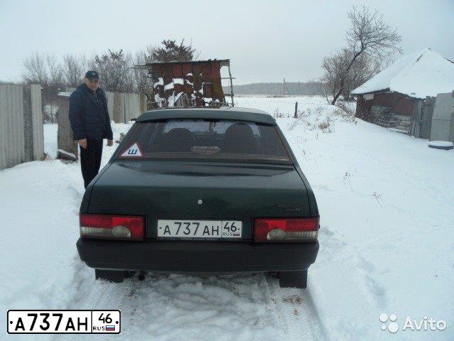 Фото автомобиля LADA 21099, 2002 — госномер Е439РВ123. Цвет: ТЕМНО-ЗЕЛЕНЫЙ