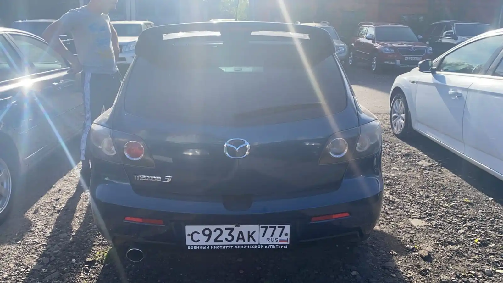 Фото автомобиля MAZDA 3, 2007 — госномер С830ТН797. Цвет: СИНЕ-ЗЕЛЕНЫЙ