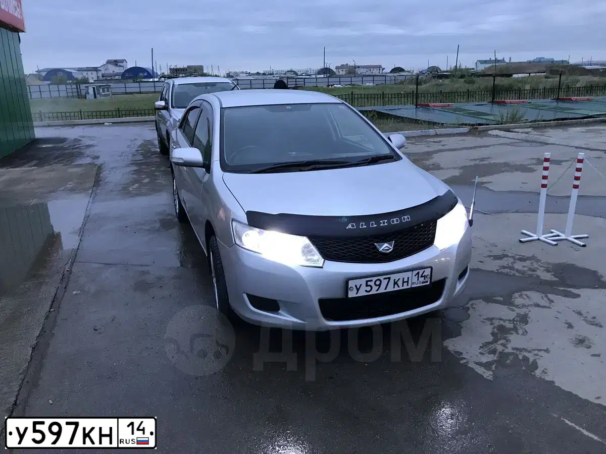 Фото автомобиля TOYOTA ALLION, 2009 — госномер У597КН14