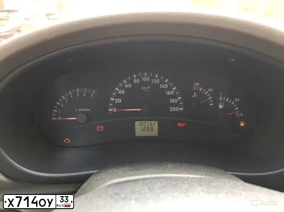Фото автомобиля LADA 1118 KALINA, 2008 — госномер Х714ОУ33. Цвет: СЕРЕБРИСТЫЙ