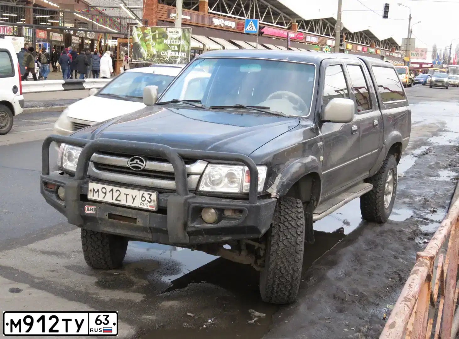 Фото автомобиля GREAT WALL DEER, 2005 — госномер М912ТУ63. Цвет: ЧЕРНЫЙ