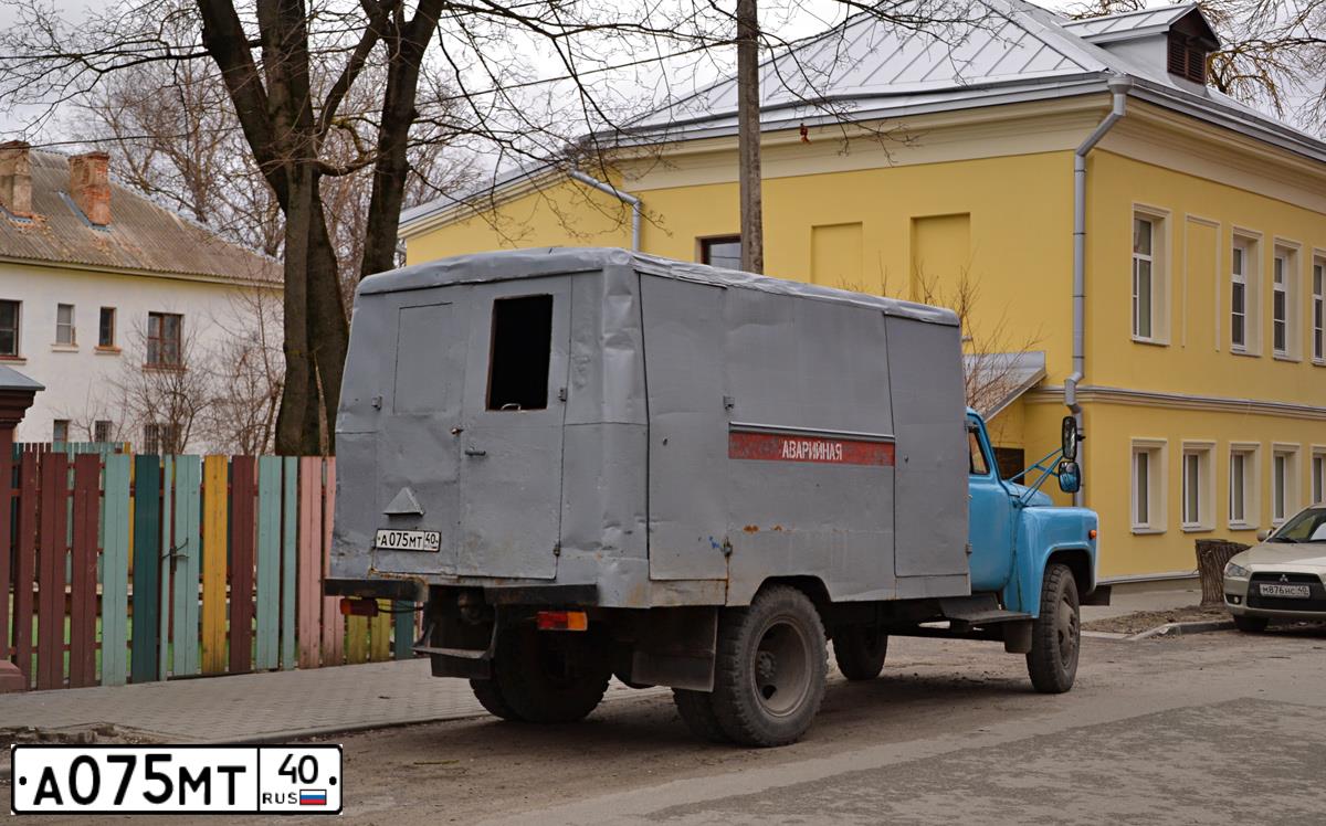 Фото автомобиля KUBAN G1, 1992 — госномер А075МТ40. Цвет: ГОЛУБОЙ