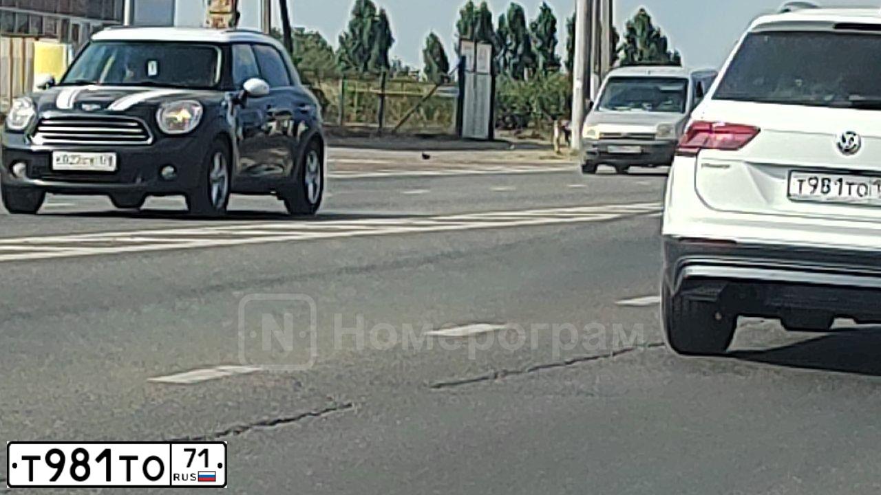 Фото автомобиля LANDROVER FREELANDER, 2009 — госномер Т981ТО71. Цвет: Серебристый