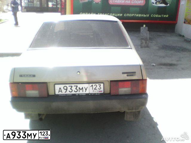 Фото автомобиля LADA 2109 SAMARA, 2000 — госномер А777ОА99. Цвет: Серебристый