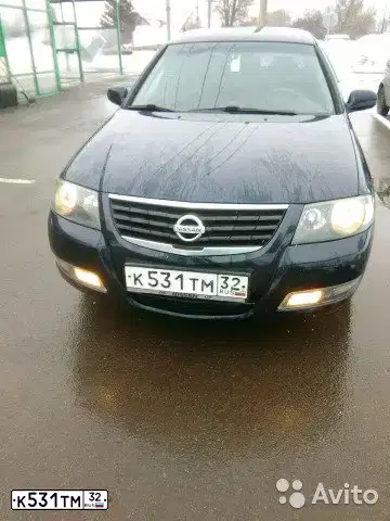 Фото автомобиля NISSAN ALMERA, 2010 — госномер Р385ОХ46. Цвет: синий