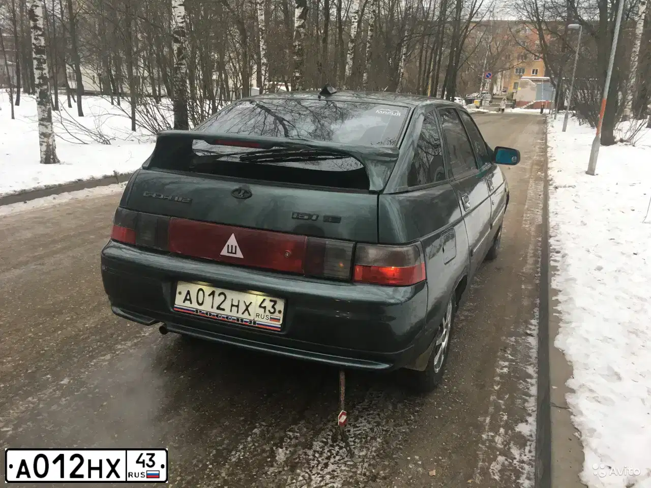 Фото автомобиля LADA 2112, 2006 — госномер А012НХ43. Цвет: Сине-зеленый