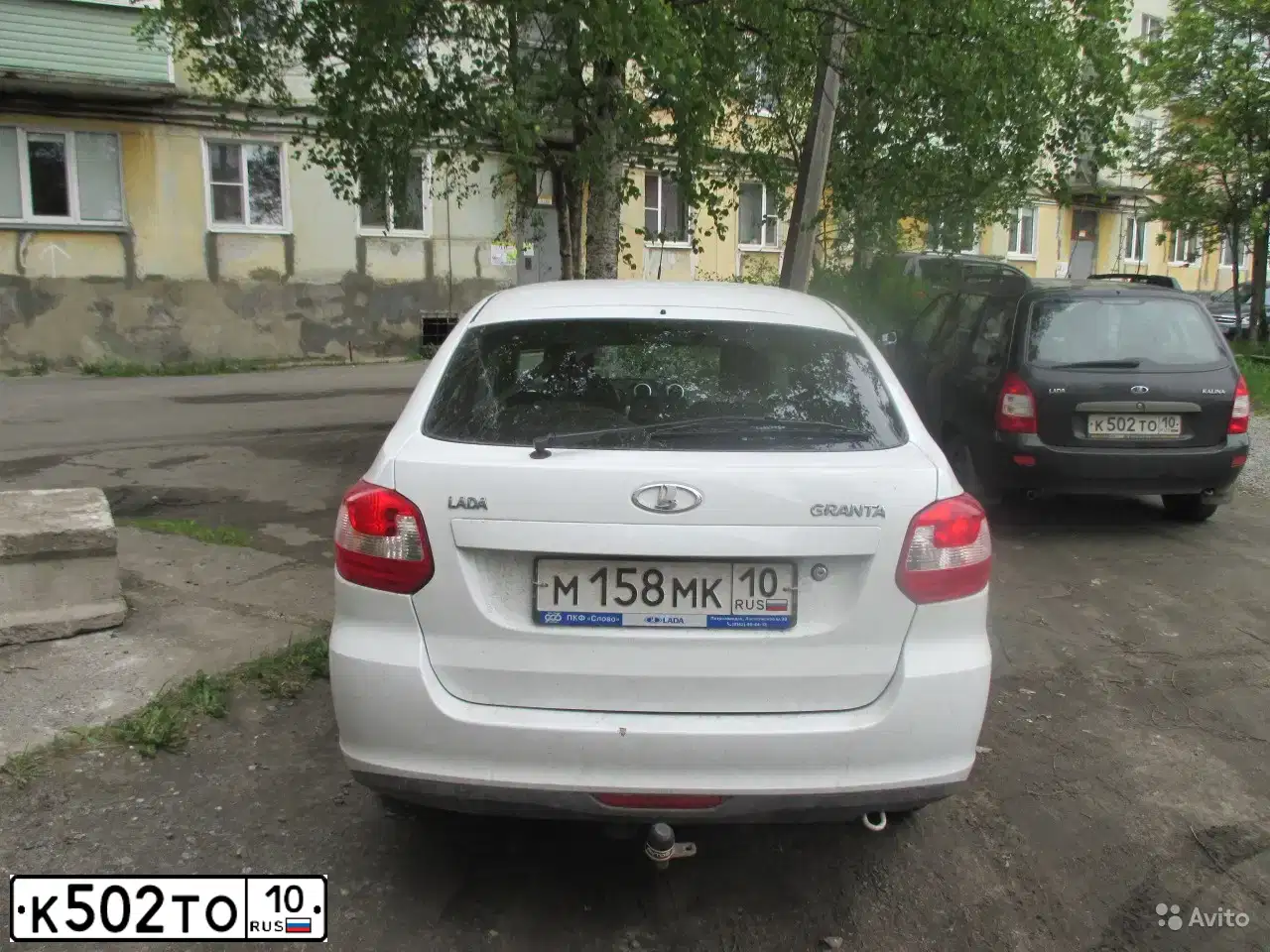 Фото автомобиля LADA 1117 KALINA, 2011 — госномер К502ТО10. Цвет: СИНЕ-ЧЕРНЫЙ