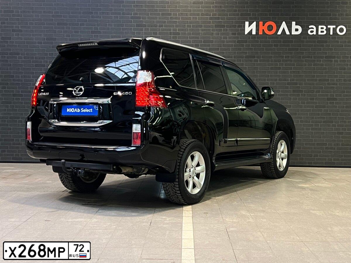 Фото автомобиля LEXUS GX, 2009 — госномер Р460СС72. Цвет: ЧЕРНЫЙ