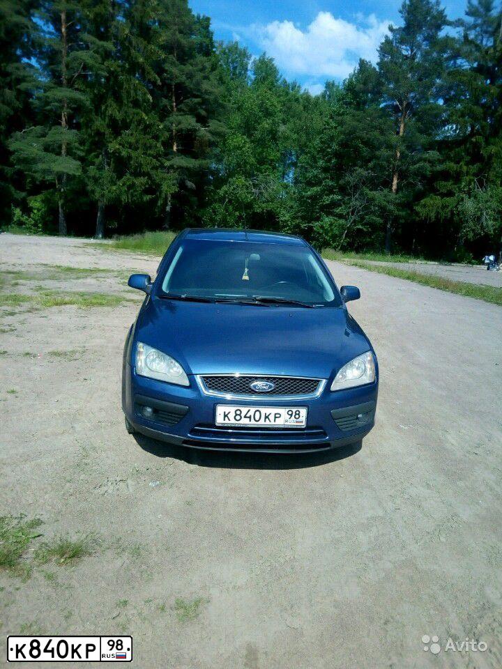 Фото автомобиля FORD FOCUS, 2006 — госномер М534УУ60. Цвет: СИНИЙ