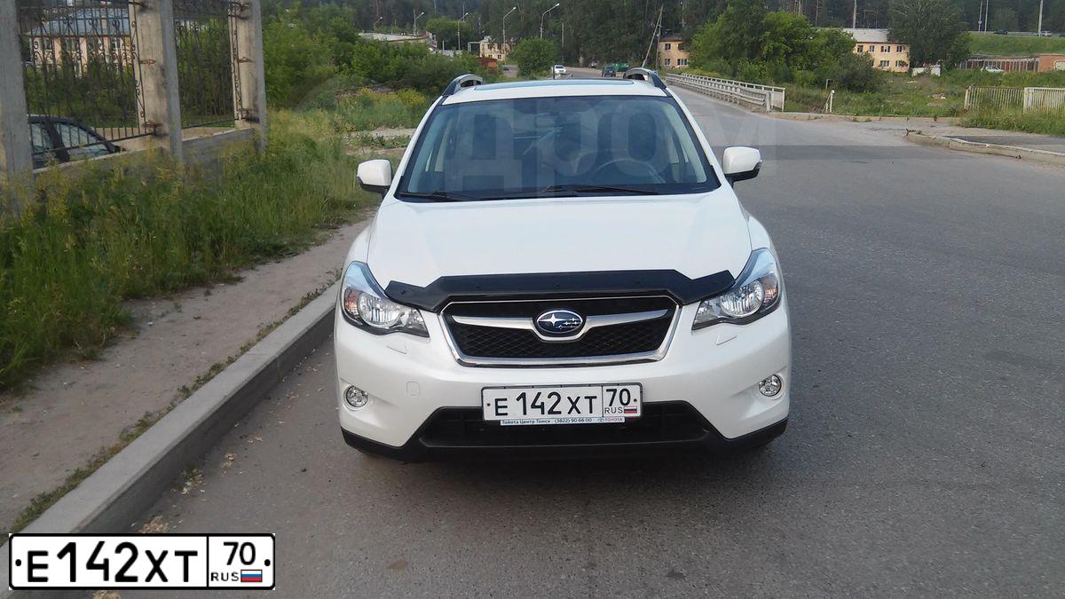 Фото автомобиля SUBARU IMPREZA, 2014 — госномер С780МВ142. Цвет: Белый
