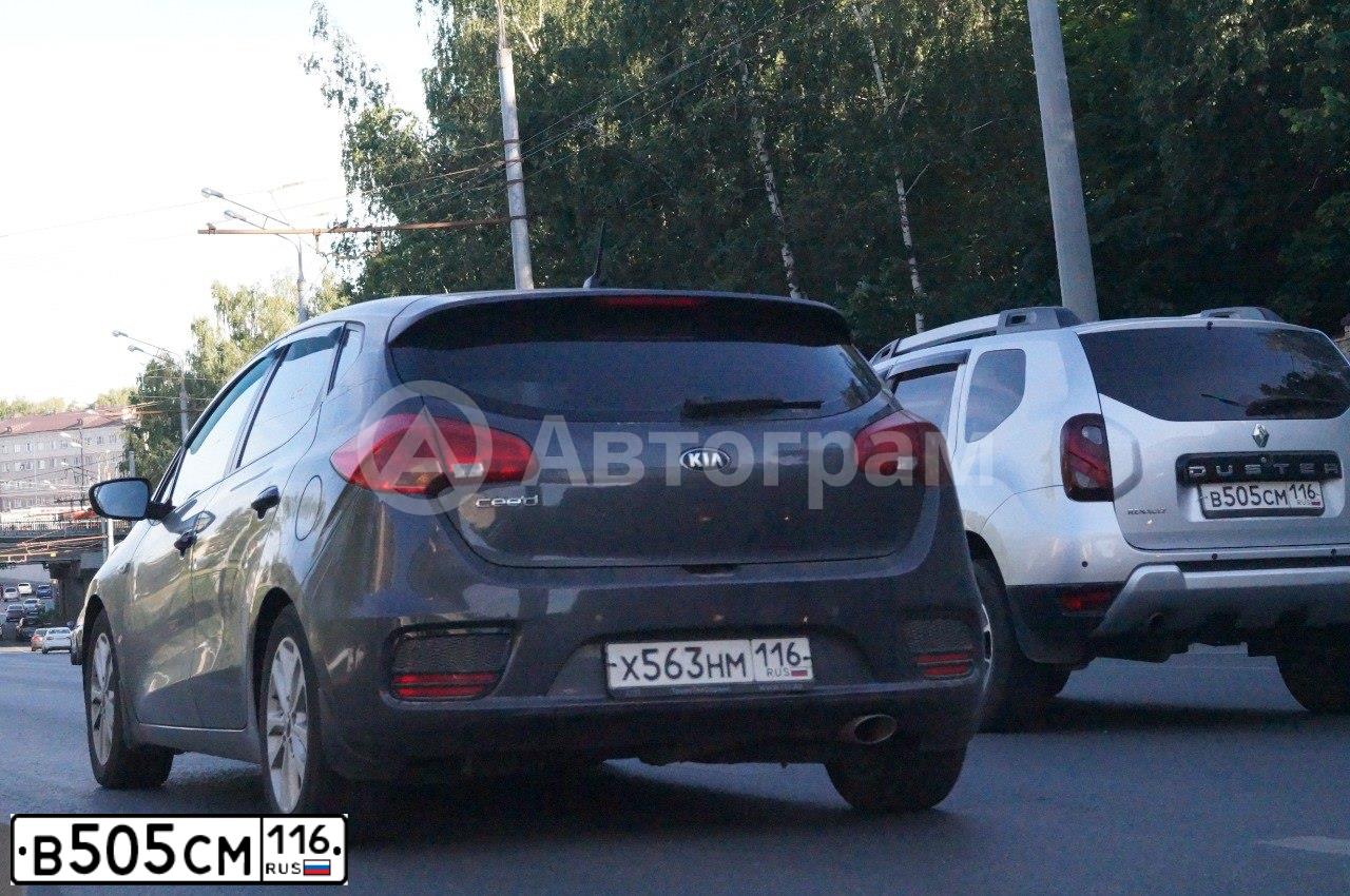 Фото автомобиля RENAULT DUSTER, 2019 — госномер В505СМ116. Цвет: СВЕТЛО СЕРЫЙ