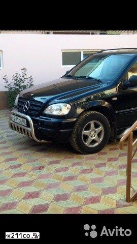 Фото автомобиля MERCEDES M-KLASSE, 1999 — госномер К211СО05. Цвет: ЧЕРНЫЙ