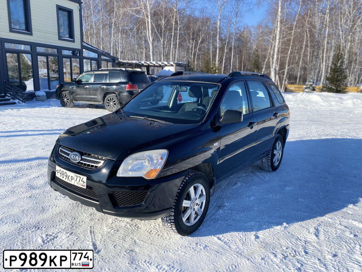 Фото автомобиля KIA SPORTAGE, 2010 — госномер Р989КР774