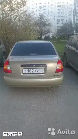 Фото автомобиля TAGAZ ACCENT, 2006 — госномер Т182ТХ59. Цвет: БЕЖЕВЫЙ