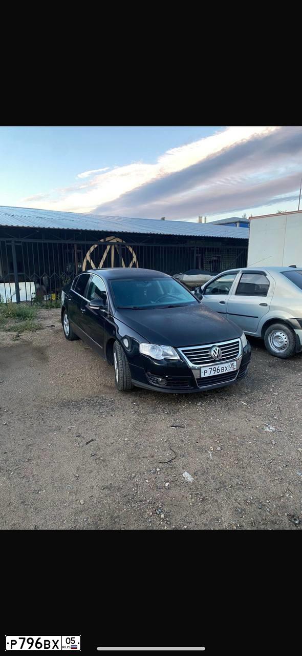 Фото автомобиля VOLKSWAGEN PASSAT, 2008 — госномер О873УМ69. Цвет: ЧЕРНЫЙ