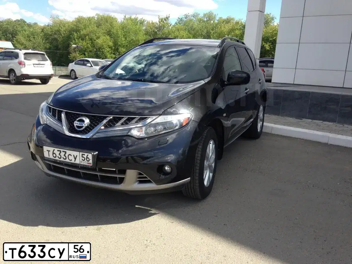 Фото автомобиля NISSAN MURANO, 2012 — госномер Х048ОС56. Цвет: ЧЕРНЫЙ