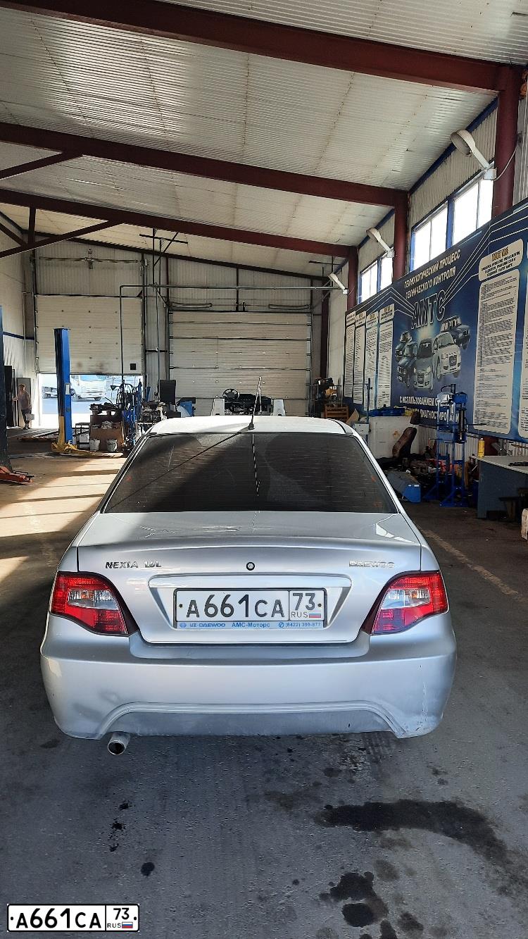 Фото автомобиля DAEWOO NEXIA, 2012 — госномер А661СА73. Цвет: СЕРЕБРИСТЫЙ