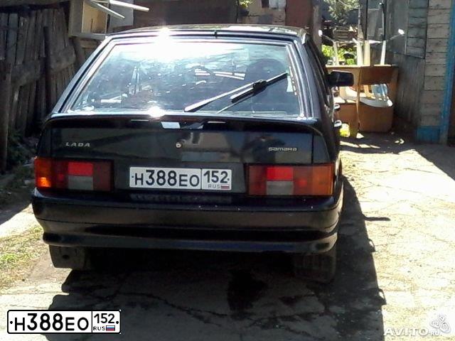 Фото автомобиля LADA 2114 SAMARA, 2008 — госномер У601СО152. Цвет: ЧЕРНЫЙ