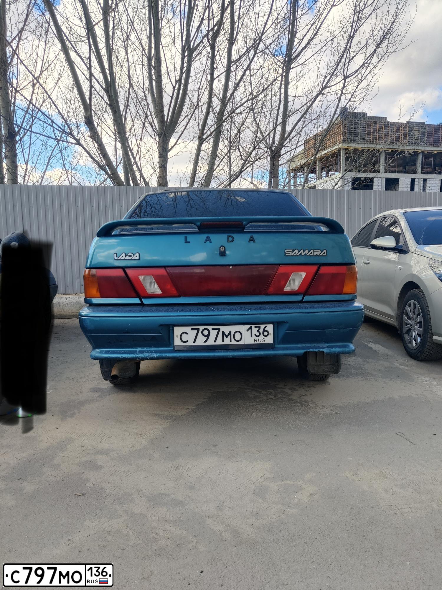 Фото автомобиля LADA 2115 SAMARA, 2000 — госномер С797МО136. Цвет: СИНЕ-ЗЕЛЕНЫЙ