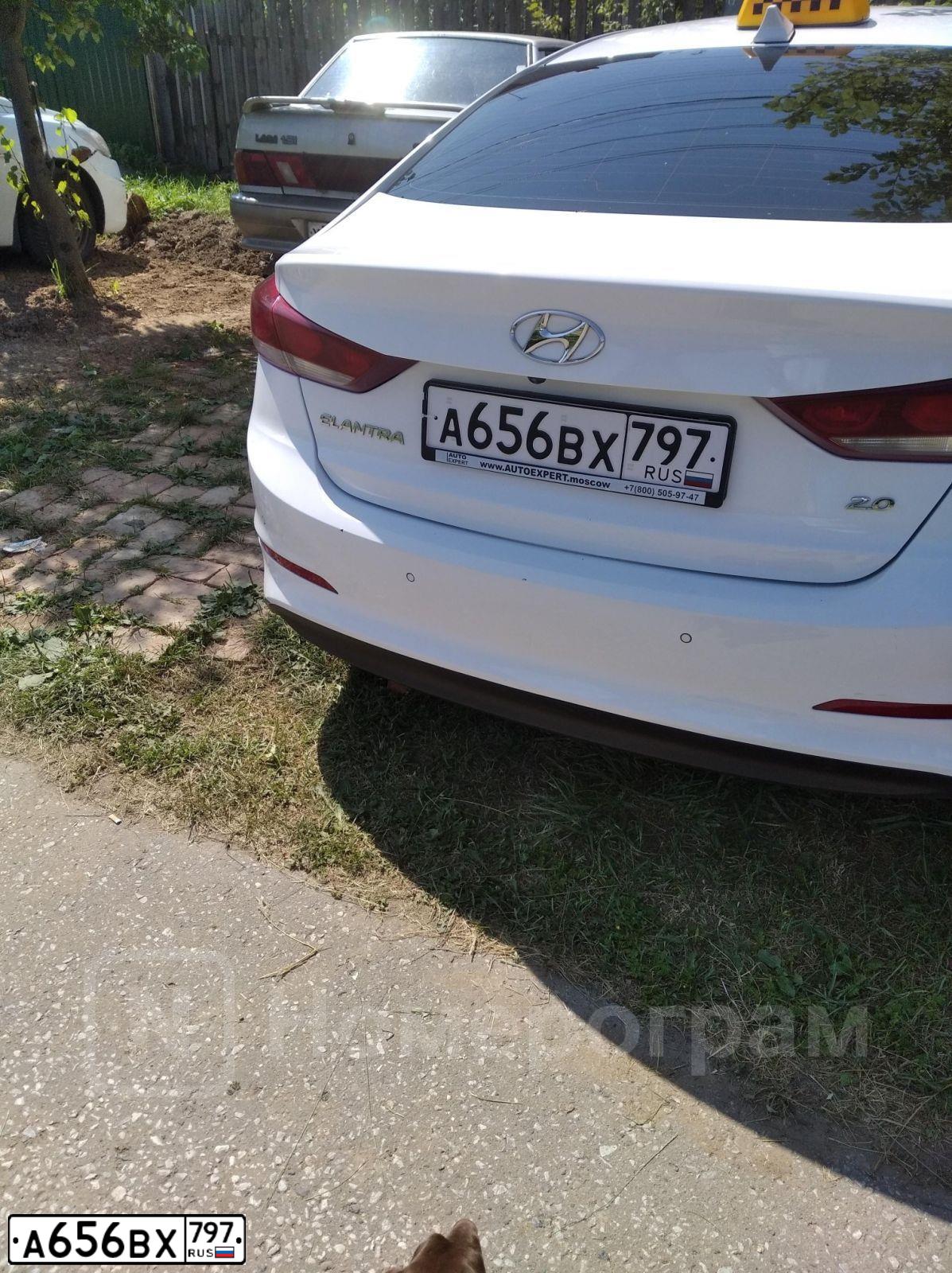 Фото автомобиля HYUNDAI ELANTRA, 2018 — госномер С553ТК40. Цвет: БЕЛЫЙ ЖЕЛТЫЙ СЕРЫЙ