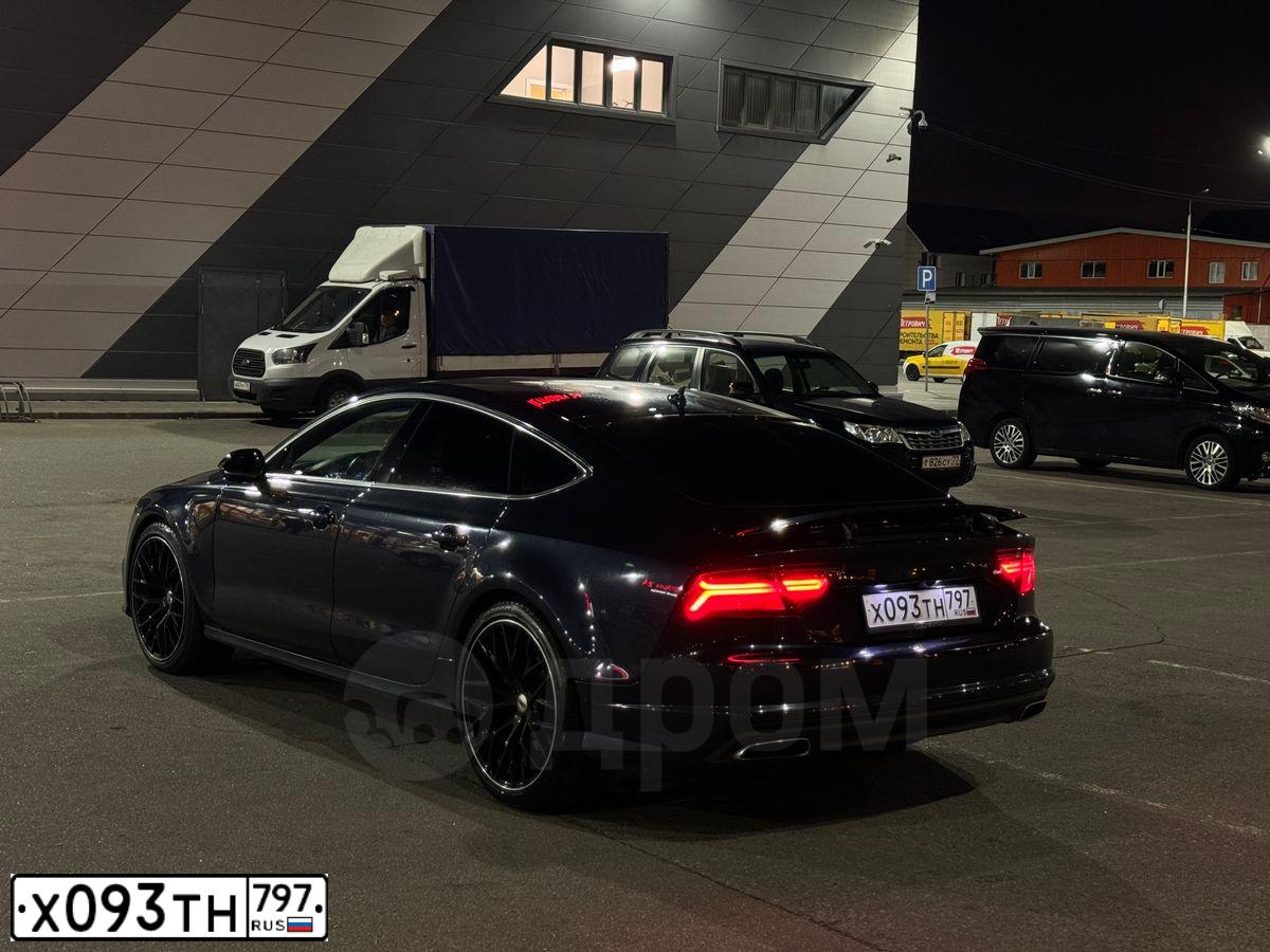 Фото автомобиля AUDI A7, 2015 — госномер Х301УА72. Цвет: СИНИЙ ТЕМНЫЙ