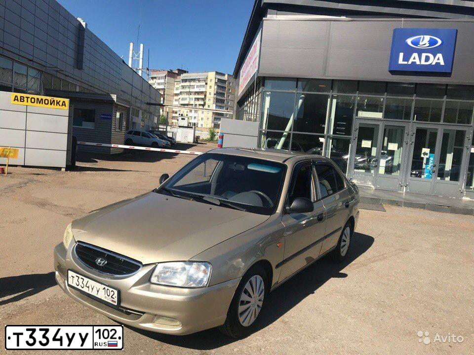 Фото автомобиля TAGAZ ACCENT, 2006 — госномер Т334УУ102. Цвет: БЕЖЕВЫЙ