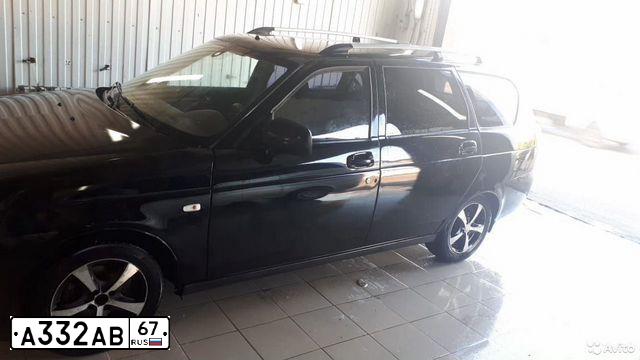 Фото автомобиля LADA 2171 PRIORA, 2011 — госномер К158УО40. Цвет: СИНЕ-ЧЕРНЫЙ