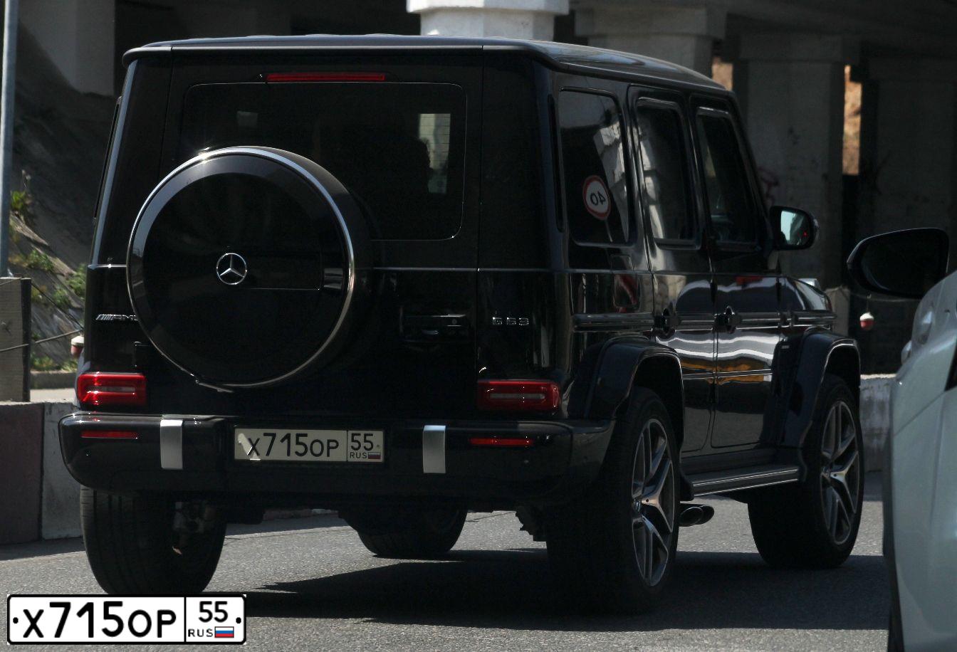 Фото автомобиля MERCEDES-BENZ G-CLASS AMG, 2020 — госномер Х715ОР55