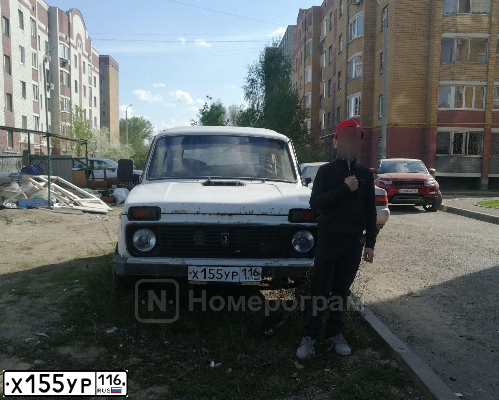 Фото автомобиля LADA 2112, 2001 — госномер Х155УР116. Цвет: Белый