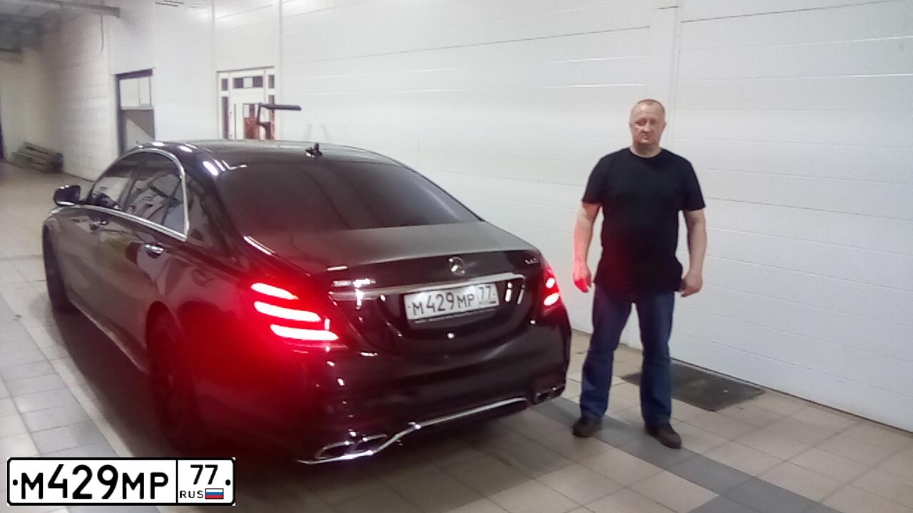 Фото автомобиля MERCEDES S-KLASSE, 2014 — госномер В920СА790. Цвет: ЧЕРНЫЙ