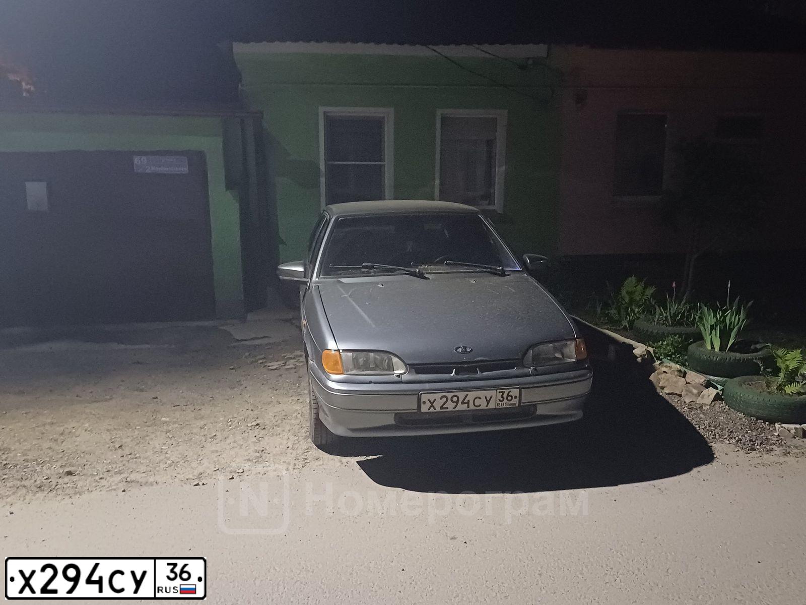 Фото автомобиля LADA 2115 SAMARA, 2010 — госномер Х294СУ36. Цвет: СЕРО-ЗЕЛЕНЫЙ МЕТАЛЛИК