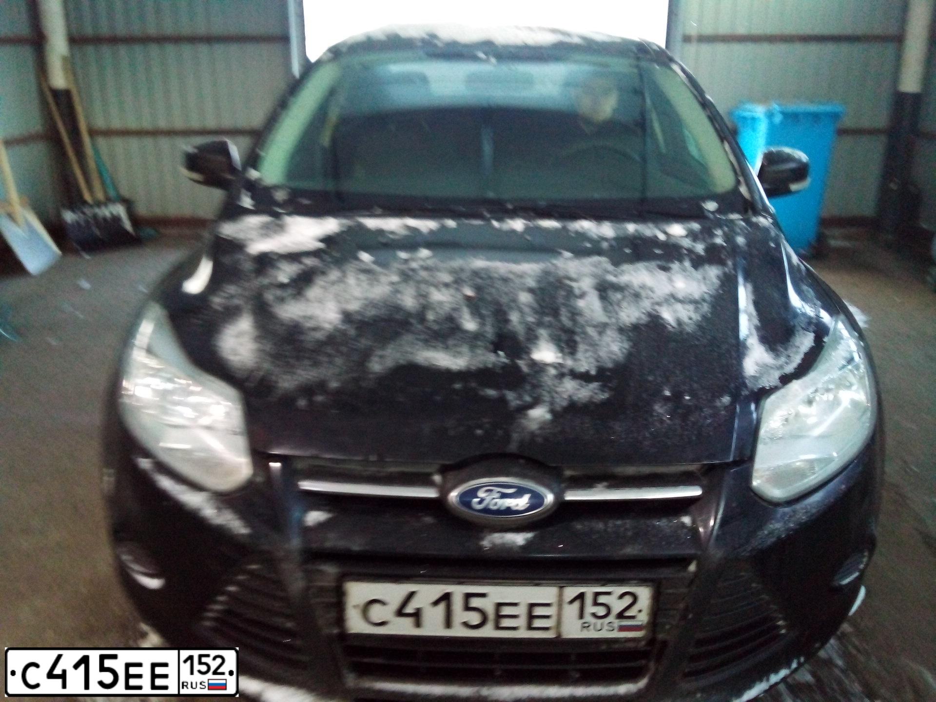 Фото автомобиля FORD FOCUS, 2013 — госномер Е656УУ763. Цвет: ЧЕРНЫЙ