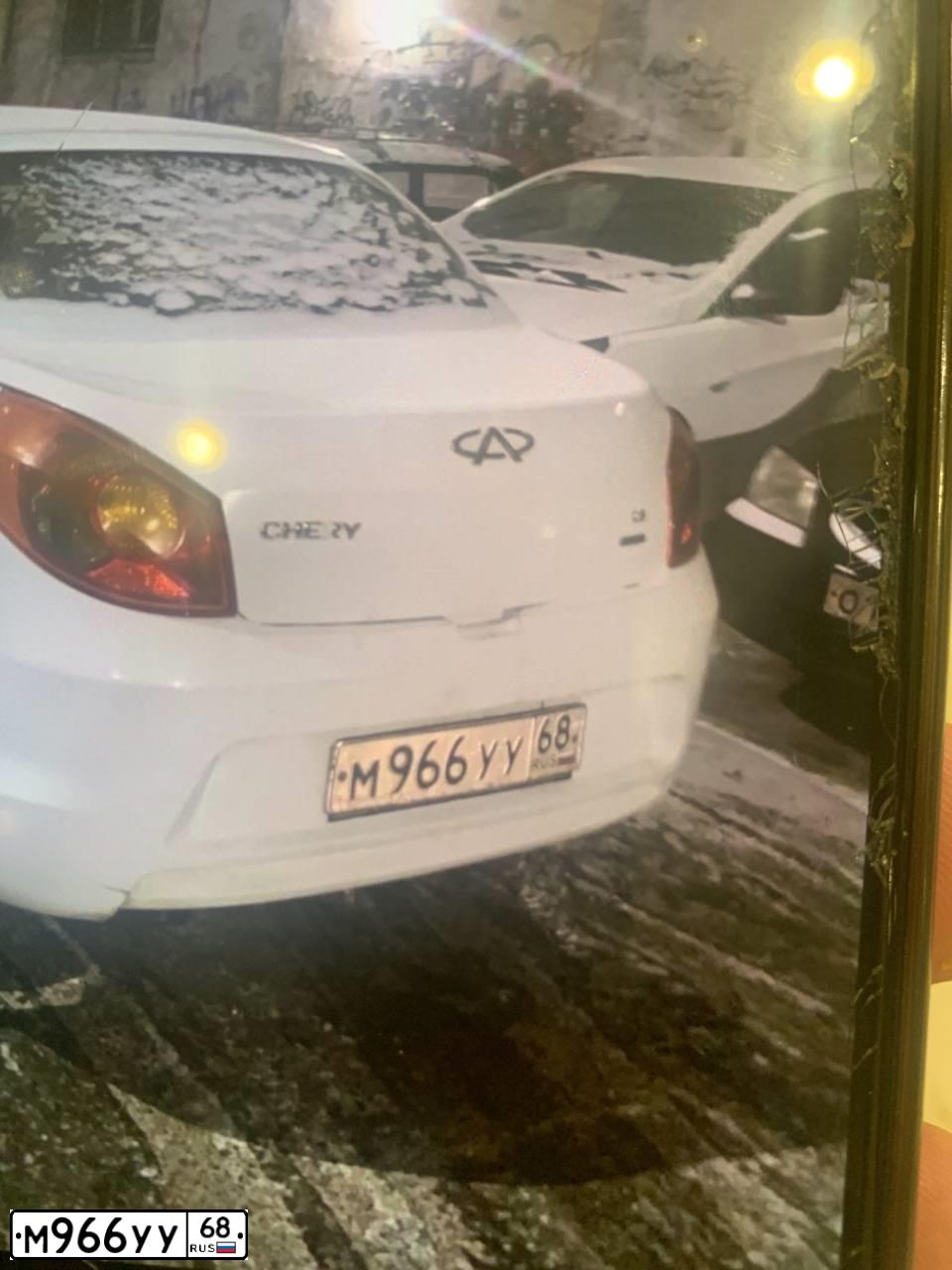 Фото автомобиля CHERY VERY /A13A/, 2012 — госномер М273НМ164. Цвет: Белый