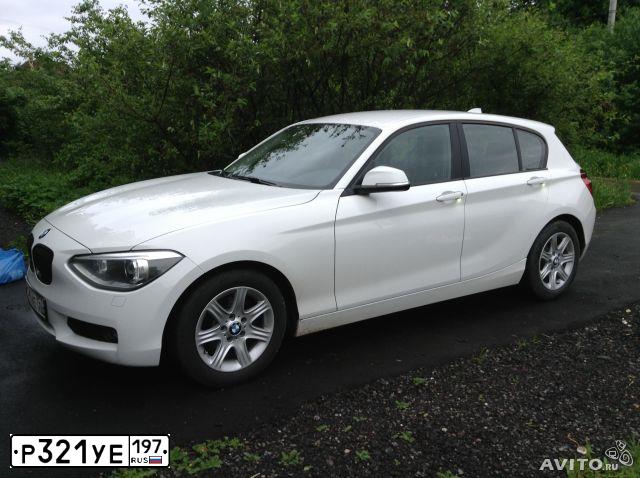 Фото автомобиля БМВ 116I, 2012 — госномер А433УМ193. Цвет: Белый