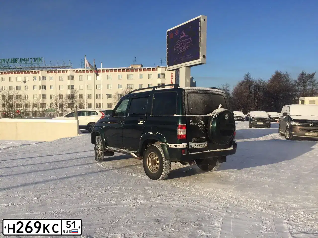 Фото автомобиля UAZ 3163 PATRIOT, 2009 — госномер Н269КС51. Цвет: АМУЛЕТ-МЕТАЛЛИК